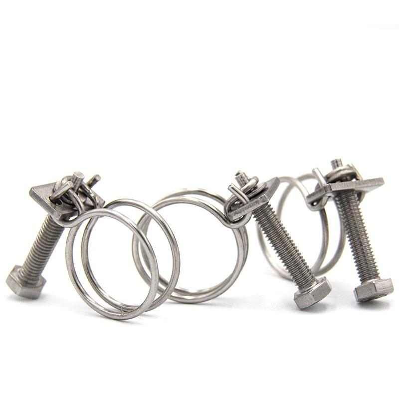 Ice Yu 304 Stainless Steel Double Wire Hose Clamp