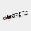 40 Pcs Stainless Steel Fishing Connector Pin Bearing Rolling Swivel Snap In Box Fishing Tackle Accessories For Lure Hook