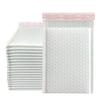 20pcs Colorful Polyethylene Bubble Mailers Self-sealing Padded Envelopes Gift Bags Pink Courier Punching Bags