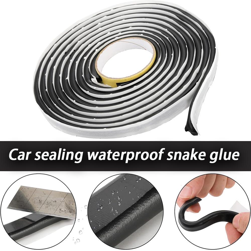 Butyl Sealing Tape, Black, 4.3M Plumbers Putty, RV Sealant, Boat Sealing, EDPM Butyl Tape