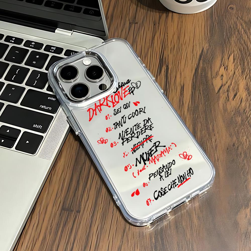 Phone Case For Fashion Singer S-Shivas Hot IPhone 17 16e 16 15 14 13 12 11 Mini Pro Max X XR 8 7 Air Plus Transparent Soft Cover