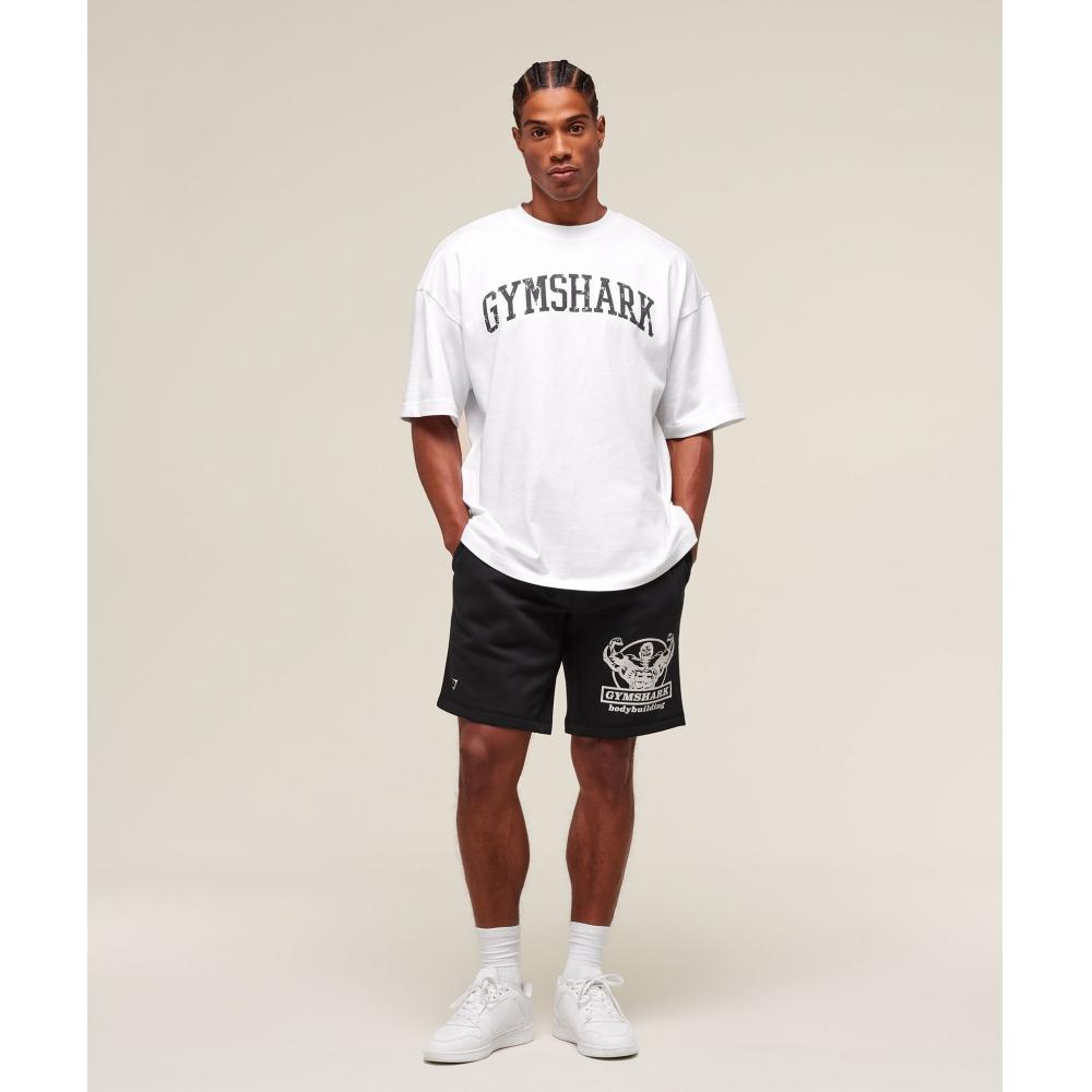 Gymshark Double Bicep 9 Shorts Schwarz A2c9q Bb2j