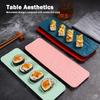 Rectangular Shape Sushi Plate Multicolor Flat Plate Creative Restaurant Plate  Restaurant Use