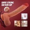 Vibrator vibrator cu încălzire moale pentru femei vene realiste jucării sexuale penis din cauciuc pula groasă vibrator telescopic cu telecomandă