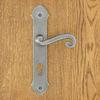 ALBA Handle with Plate for 72mm Insert, STEEL