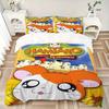 3pcs Hamtaro Bedding Set. Soft and Comfortable with No Core Included (1x Duvet Cover + 2x Pillow Covers) yy251031082