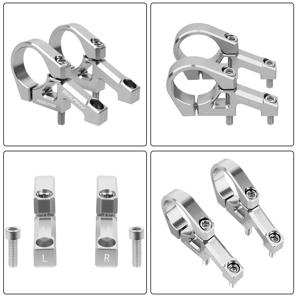 Handlebar Extension Mount Aluminum Alloy Bicycle Stem Lightweight Bike Stem Riser Bike Handlebar Extender Cycling Accessories