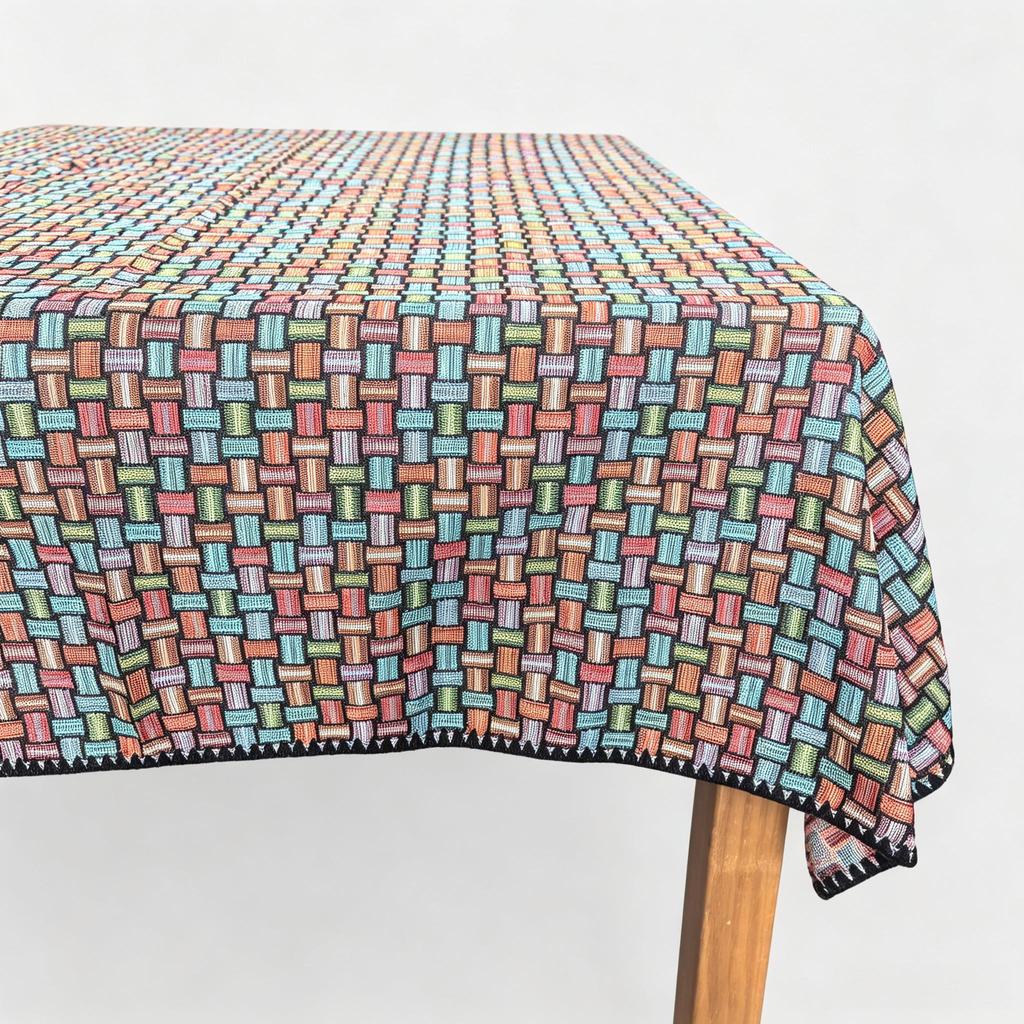 Dining Kitchen Party Daily Household Rectangle Cotton Linen Soft Washable Table Cloth