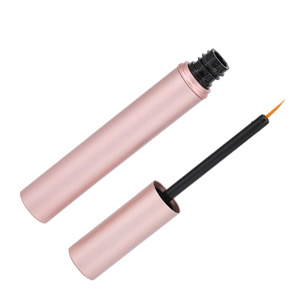 5 Stück 4ml Leere Eyeliner-Tuben mit Applikator Aluminium Wimpernwachstumsflüssigkeit Flasche Nachfüllbarer Behälter