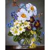 5D DIY diamantová malba Krásné květiny Diamantové vyšívání Sada křížového stehu Celá kamínková mozaika Home Decor