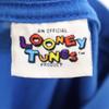 LOONEY TUNES 90s Old Tasmanian Devil Short sleeve T-shirt S blue Men's Used