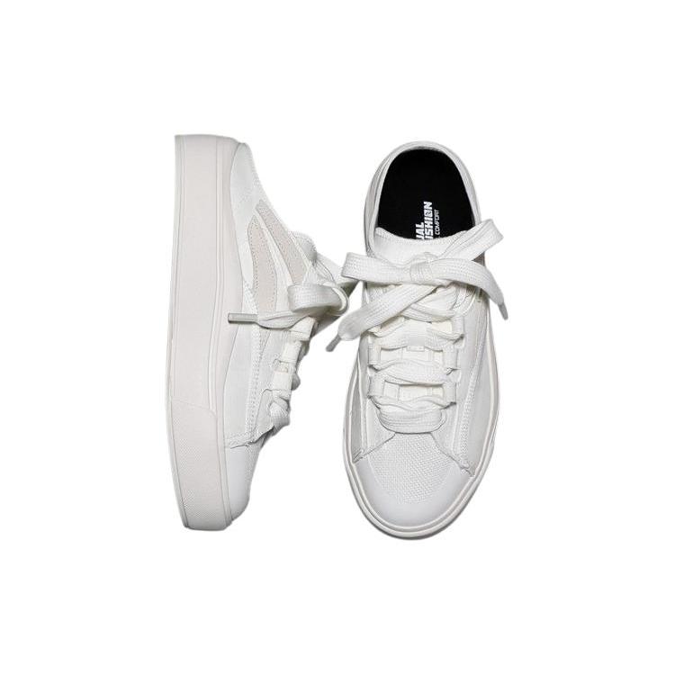 LiNing Abrasion Resistant Low Top Casual Shoes Women's White