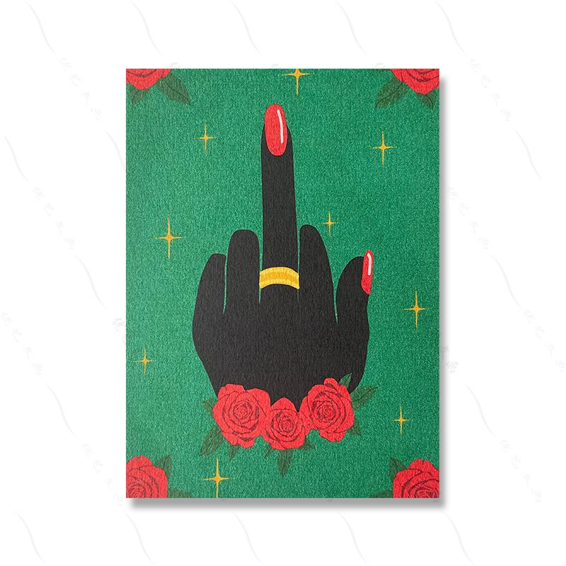 Feminism Illustration Sexy Girl Art Poster Skate Casual Woman Uterus Canvas Painting Print Abstract Modern Livingroom Home Decor