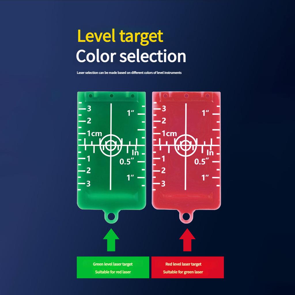 Magnetic Laser Level Target For Precision Measurement ABS Construction For Construction And DIY Projects