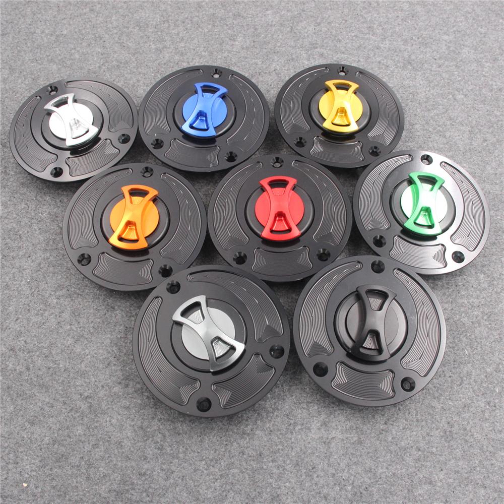Keyless Motorcycle Fuel Gas Tank Cap Cover For SUZUKI SV 650 SV650/SV650S 2003-2013 2005 2006 2007 2008 2009 2010 2011