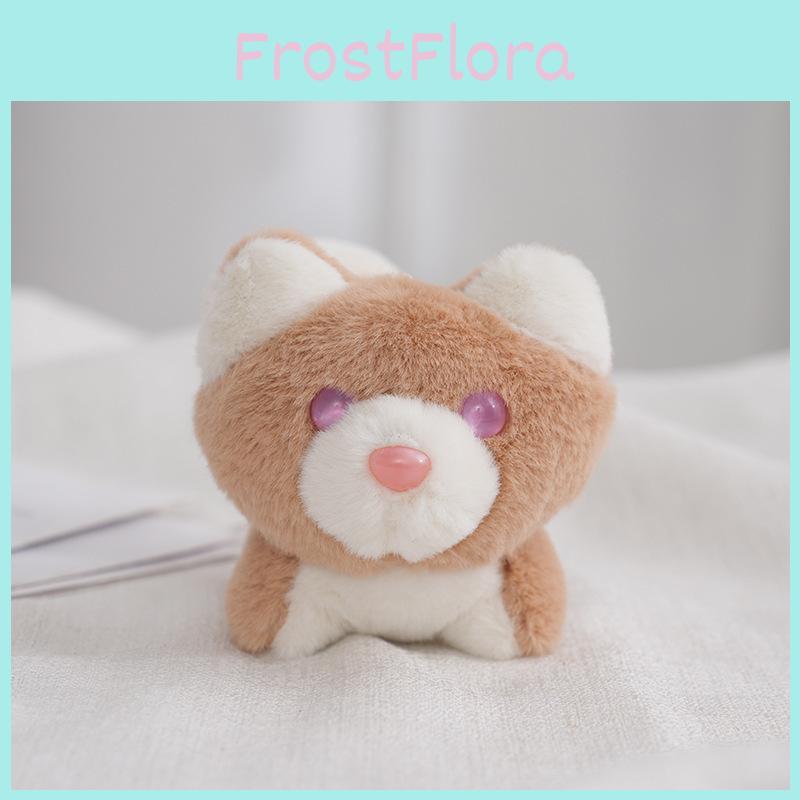 Adorable Husky Plush Keychain Soft Stuffed Dog Bag Charm Cute Mini Puppy Gift