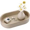 Oval Design Organizer Tray for Keys, Remotes, and Jewelry