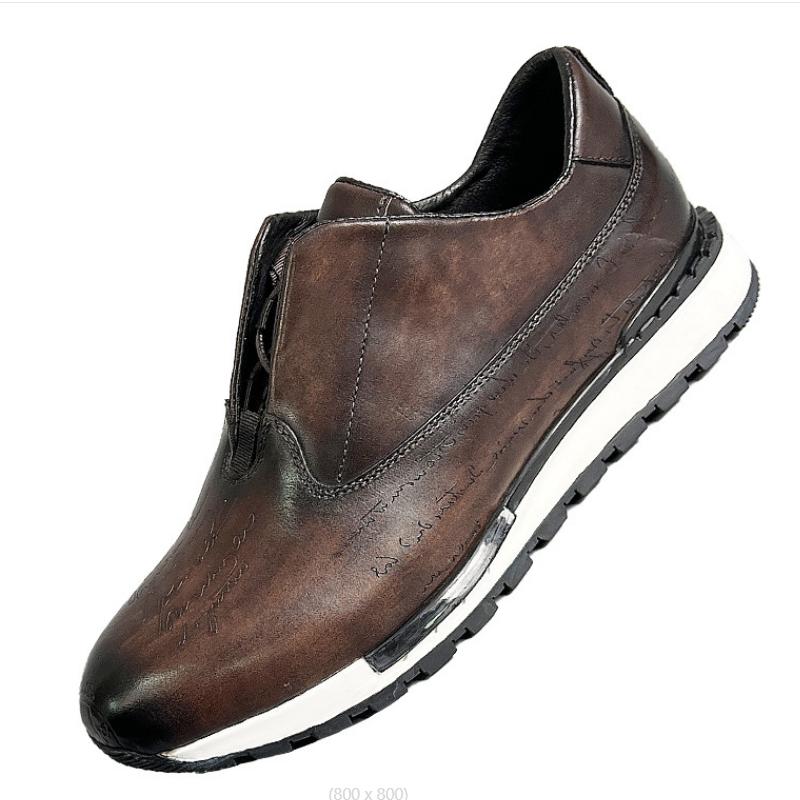 Fashion Luxury Brand Style Casual Sneakers Men's Shoes Genuine Leather Lace-up Basic Outdoor Footwear Daily Male Fashion Oxford Shoesb15