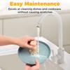 5Pcs Bamboo Dish Brush Set Pot Cleaning Brush Long Handle Kitchen Dishes Scrubber Strong Decontamination Rust Removal Utensils