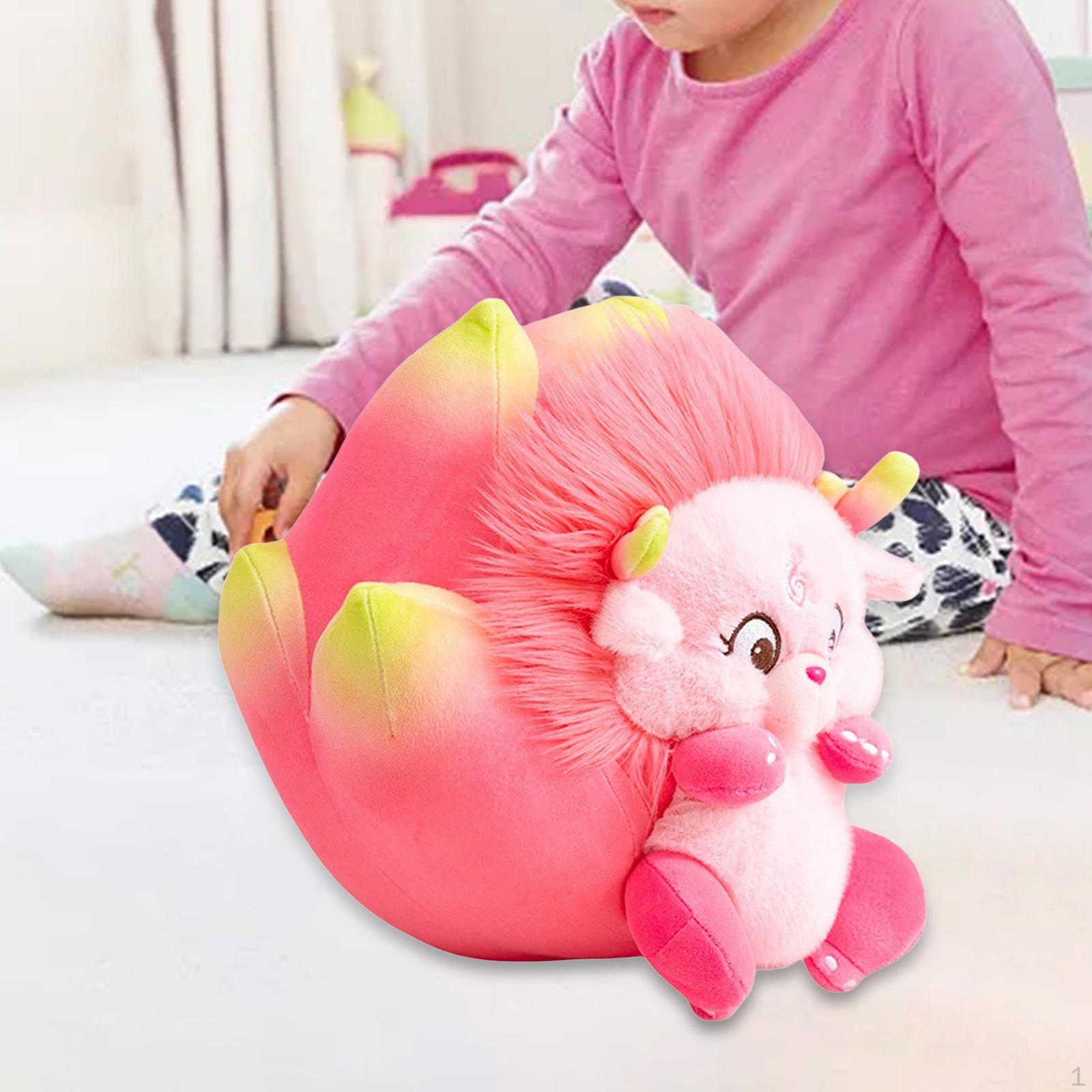 

Cuddly Pillow Pitaya Doll Funny Creative ,Plush Toy Sofa Cushion for Girls Boys Kids,Couch open eyes