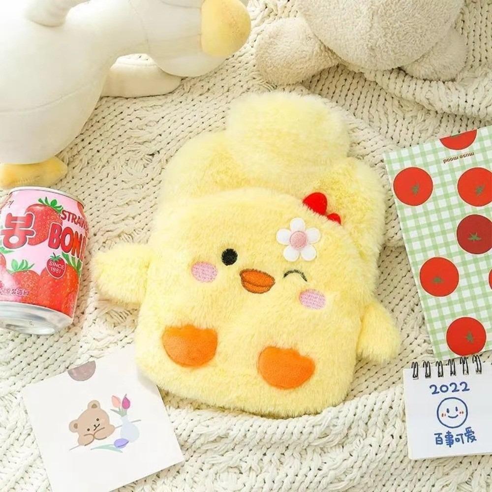New Cartoon Rabbit Warm Bag Cute Belly Warm Hot Water Bag Water Bottle 400ml PVC Thick Water Warm Hand Treasure