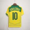 1994-04 Classic Retro Brazilian Jersey No. 9 and No. 10 Ronaldo Jersey Quick-drying Breathable Football Jersey