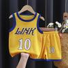 New Children's Clothing Quick Drying Sportswear Set Boys' Sleeveless Baby Basketball Suit Summer Vest Shorts