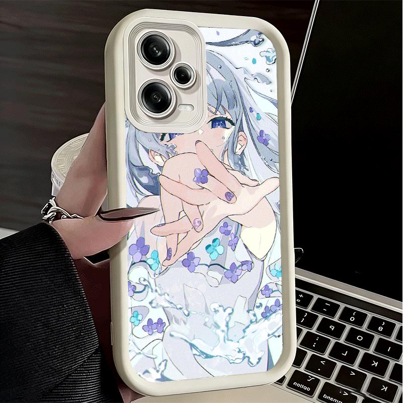Phone Case for Xiaomi Redmi Note 15 14 13 Pro Plus Anime Kwaii Girl Ins Style Shell 12S 11 11S 11T 5G 14S Soft Silicone Funda