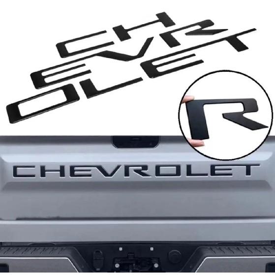 Задняя дверь ABS erts Буквы Подходят для Chevrolet Silverado 3D Выпуклые Сильноклеящиеся Наклейки Буквы Эмблемы Задней Двери