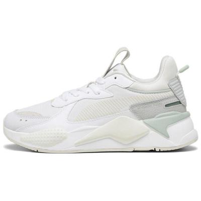 Freizeit Low-Top Sneaker Elfenbein Schwarz Synthetisches Leder Unisex 393772-01