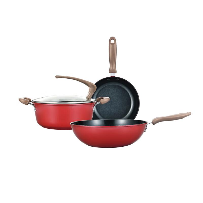 Rongshida Flaming Wrought Iron Cookware Set