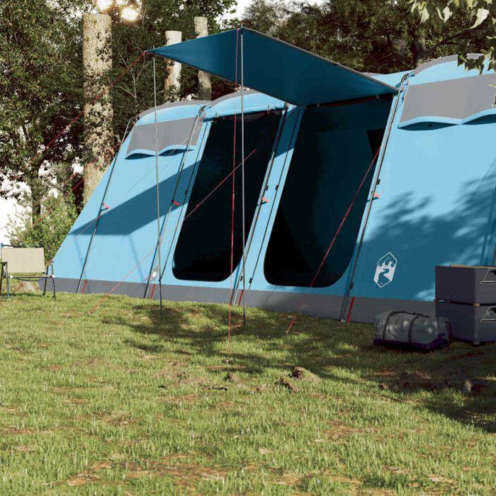 VidaXL Tunnel Camping Tent 8 Person Blue Waterproof, Tent, Garden Tent, Outdoor Shelter, Camping Tent, Shelter 94617