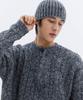 TRIP LE SENS Cloud Oversized Henley Neck Knit_Gray