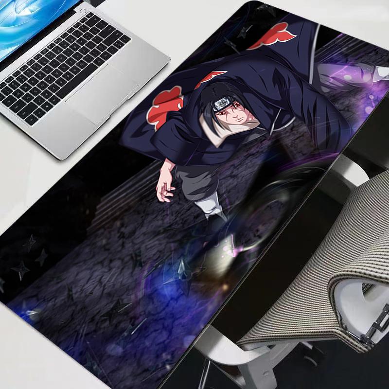 Uchiha Itachi Madara NNaruto Uzumaki Mouse Pad Notbook Gamer Keyboard NonSlip Rubber Computer Carpet Desk Mat PC Gamer MousePad