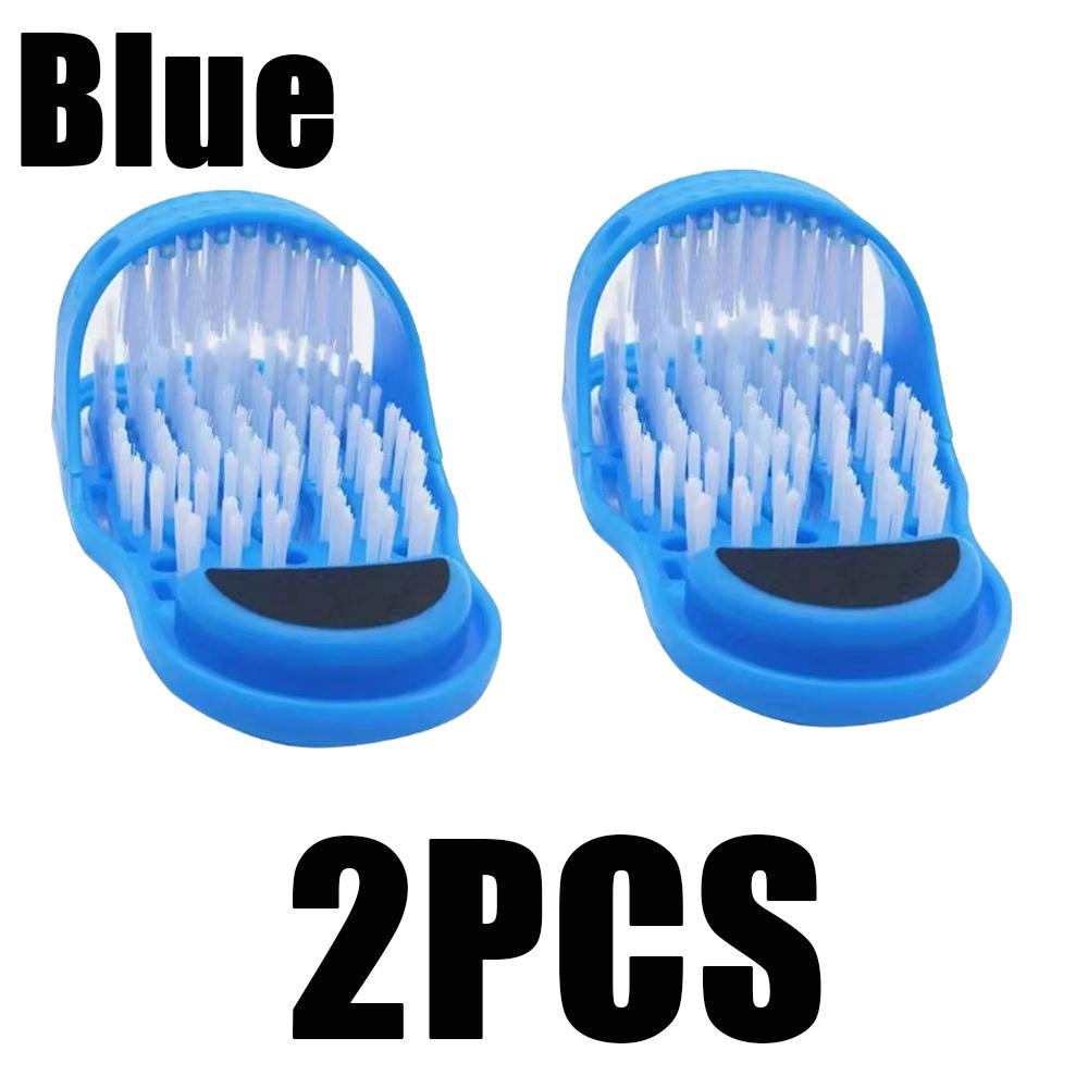 1-4pcs Shower Foot Cleaner Foot Washing Brush Remove Dead Skin With Suction Cup For Bathing Hotels Slippers Home Bathroom Tools