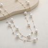 Multi-Layer Temperament Pearl Necklace Women, High-End Light Luxury Sweater Chain Versatile Autumn And Winter Long Necklace Jewelry