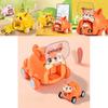 Animal Inertia Toy Car For Kids With Plastic Material And Interactive Play