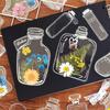Dried Flower Bookmark Set, PET Transparent Bookmark,DIY Material Creative Stationery Handmade Products,Suitable for Giving Gifts