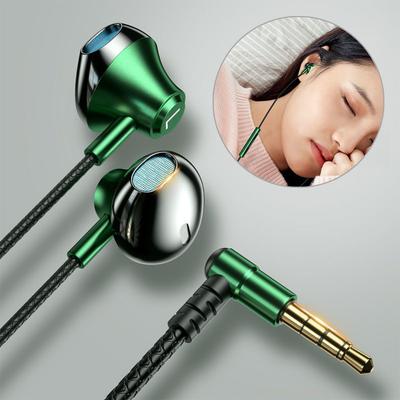 Kulaklıklar Kablolu Kulaklıklar Kulak İçi 3.5mm/Tip-C 90 Derece Dirsek Fişi Mikrofonlu Kulaklıklar Kulaklık Oyuncu Sporları Cep Telefonları İçin