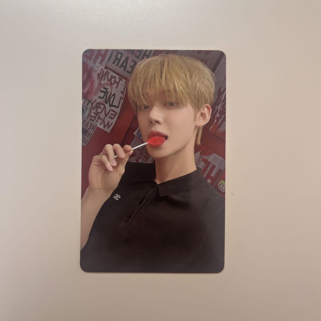 

[ИСПОЛЬЗОВАННАЯ] TXT Tuva Yeonjun sanctuary LOVER коллекционная карточка