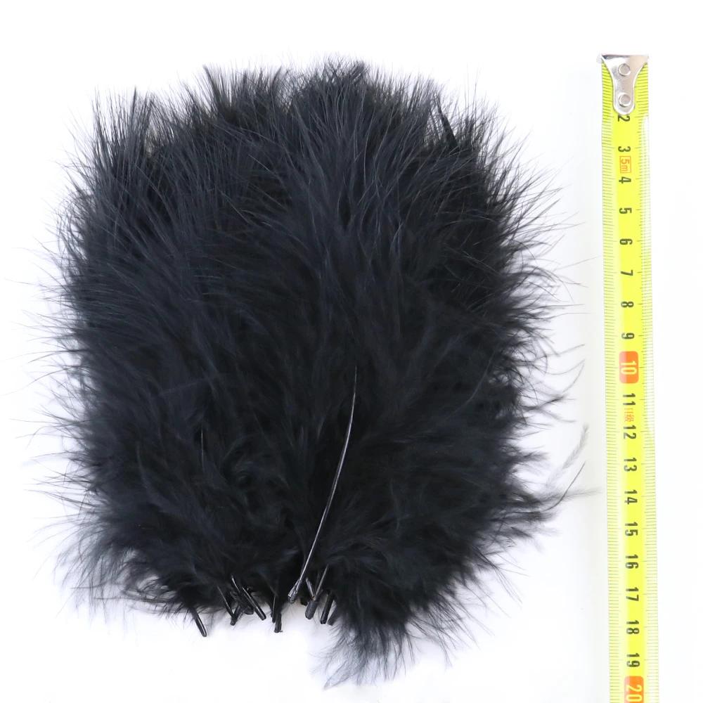 50Pcs Natural Black Goose Ostrich Feathers For Jewelry Earrings Making Diy Dream Catcher Decoration Crafts Plume Accessories