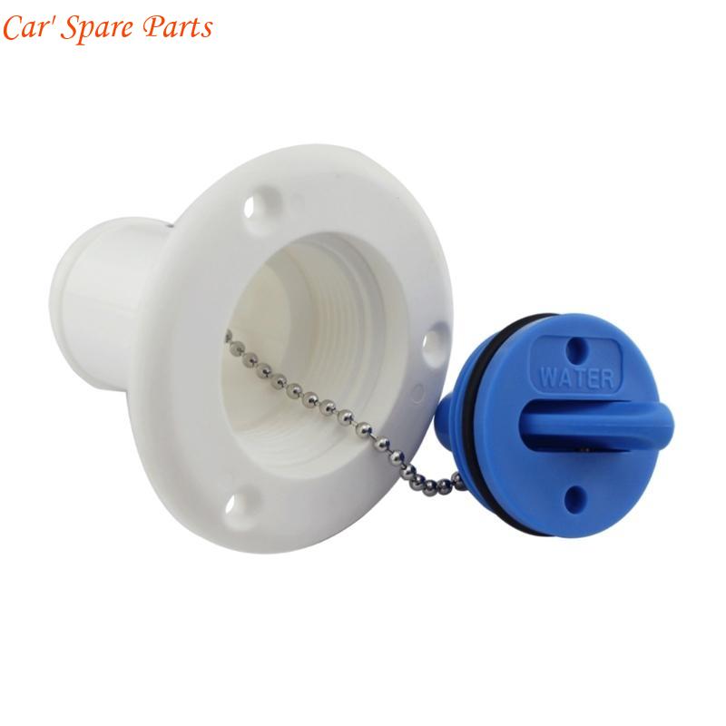 Y4UA Nylon Plastic UV Stabilized Marine Hardware Deck Filler Of Water Socket Boats Motorhome Yacht Caravans Campers VanTruck