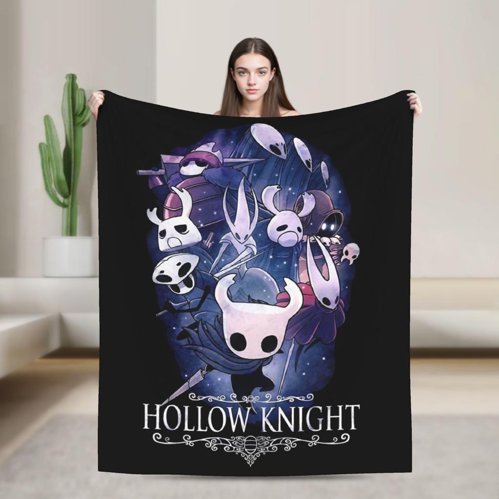 Hollow Knight Flísové Deky Akční Dobrodružství Úžasné Přehozy na Domácnost 125*100cm Kus Koberce