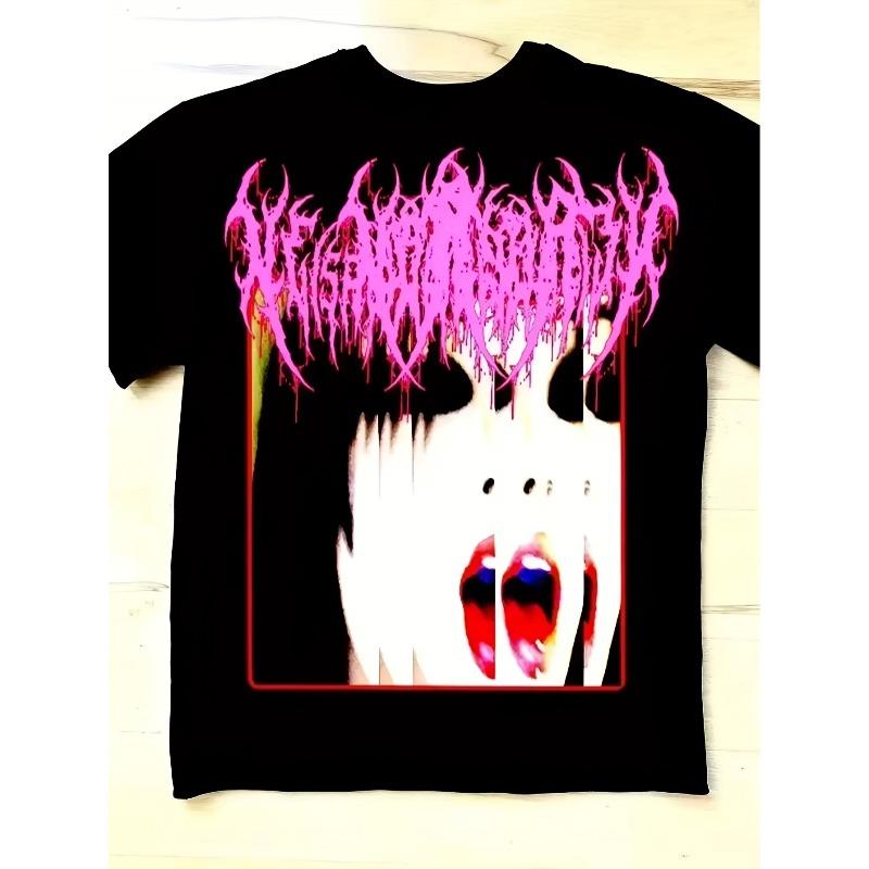 Gothic YK Harajuku Style Tshirt Unisexs Tshirt Summer New Item Unisex Casual Tshirt