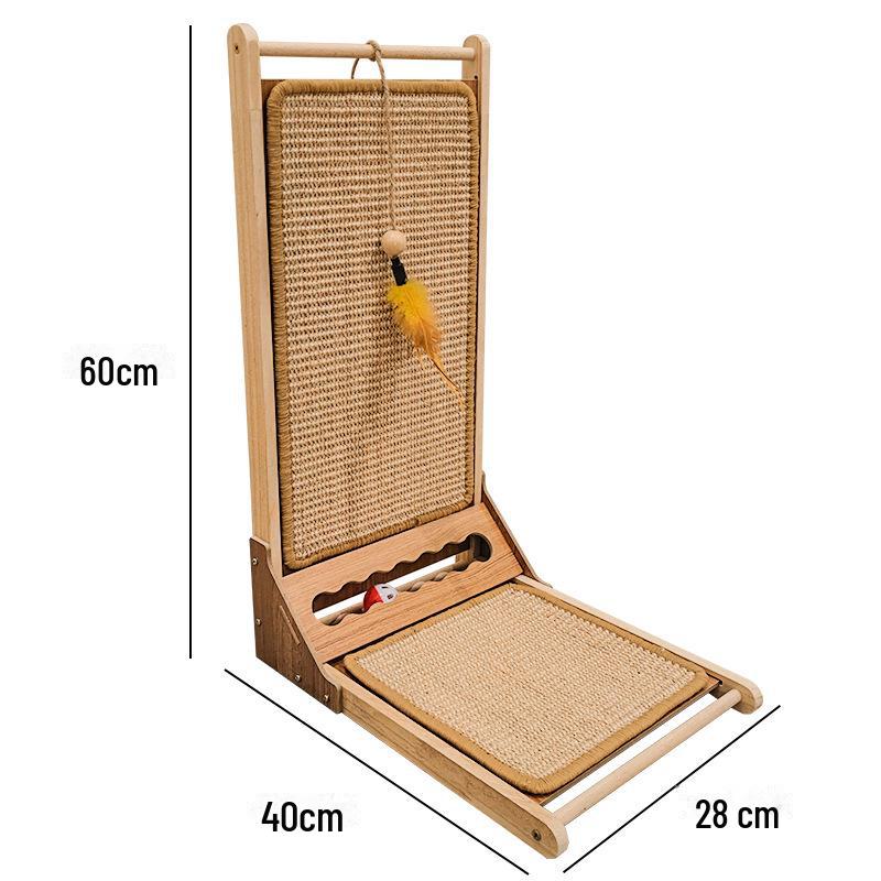 Sisal Cat Scratching Board and Climbing Ladder – Dandruff-Free, Sofa-Friendly, Durable Pet Toy for Cats and Dogs