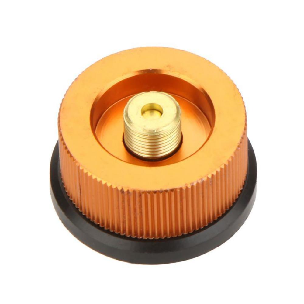 Outdoor Camping Hiking Stove Burner Adaptor Split Type Furnace Converter Connector Auto-off Gas Cartridge Tank Cylinder Adapter