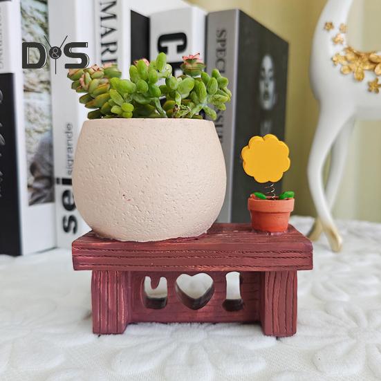 Slunečnice Květináč s úsměvem na tváři Květináč Pryskyřice Kreslená hlava Květináč Vnitřní Venkovní Kaktus Sukulentní rostliny Nádoba Domov Balkon Zahradní dekorace