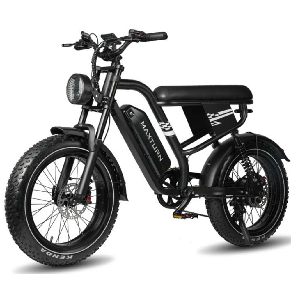 Bicicleta Elétrica Maxtron MX10 Motor 250W Pneu Gordo 20" Suspensão Total Bicicleta Elétrica para Adultos Velocidade Máxima 25Km/h Display LED 48V 13.5Ah