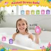 Axolotl Squeeze Toy Set, Stress Relief Toys for Adults Kids, Soft TPR Slow Rising Sensory Squeeze Balls for Anxiety Relief, Classroom Prizes Birthday