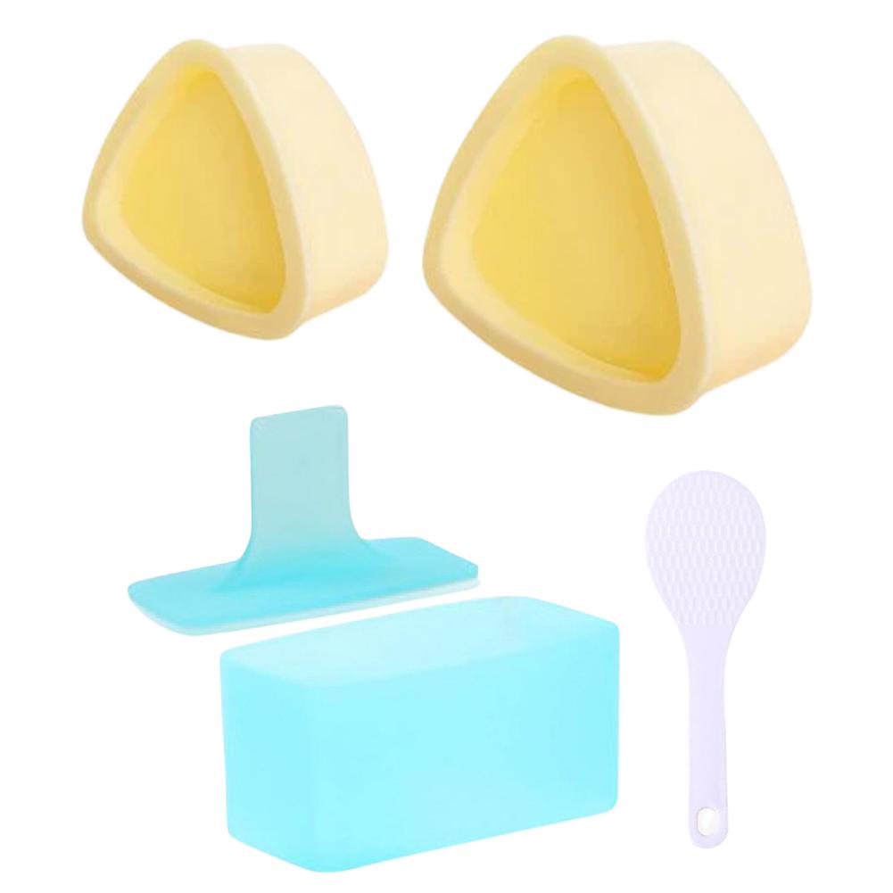 Onigiri Mold, 3Pcs Rice Mold Musubi Maker, Musubi Maker Press Mold, Triangle Rice Ball Mold Maker Sushi Mold for Kid Lunch Bento